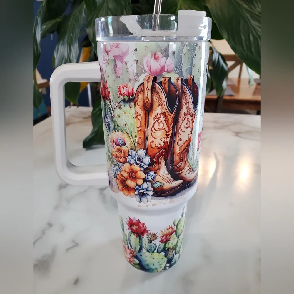 This Princess Wears Boots 40oz Traveler Tumbler 🎉sale